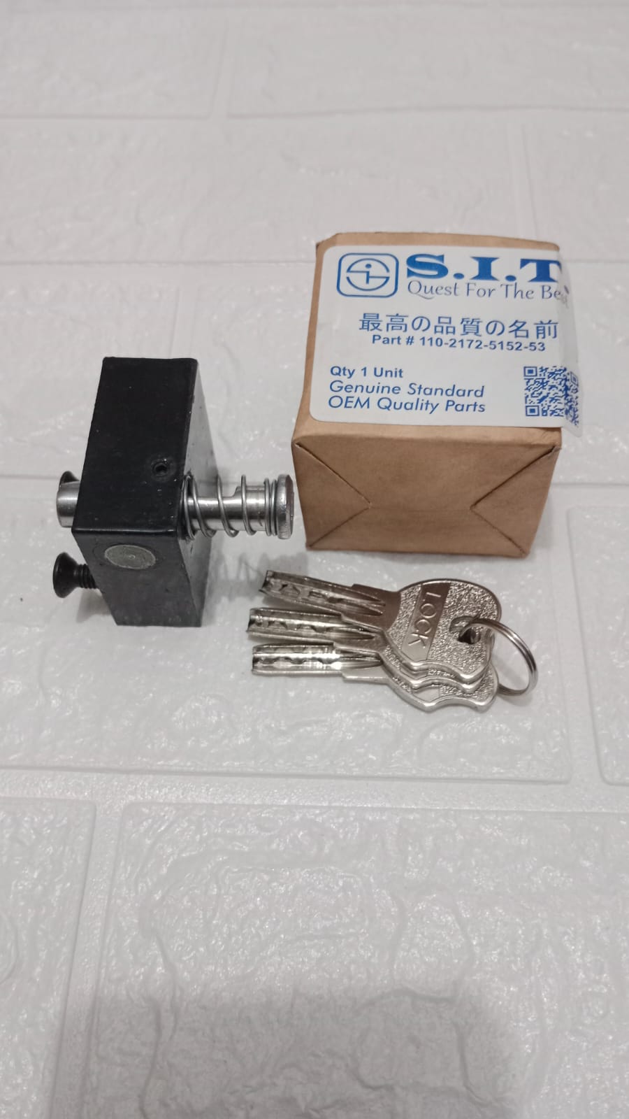 Motorcycle Side Lock Bike Push lock, Anti theft Handle Lock Bike unbreakable Lock