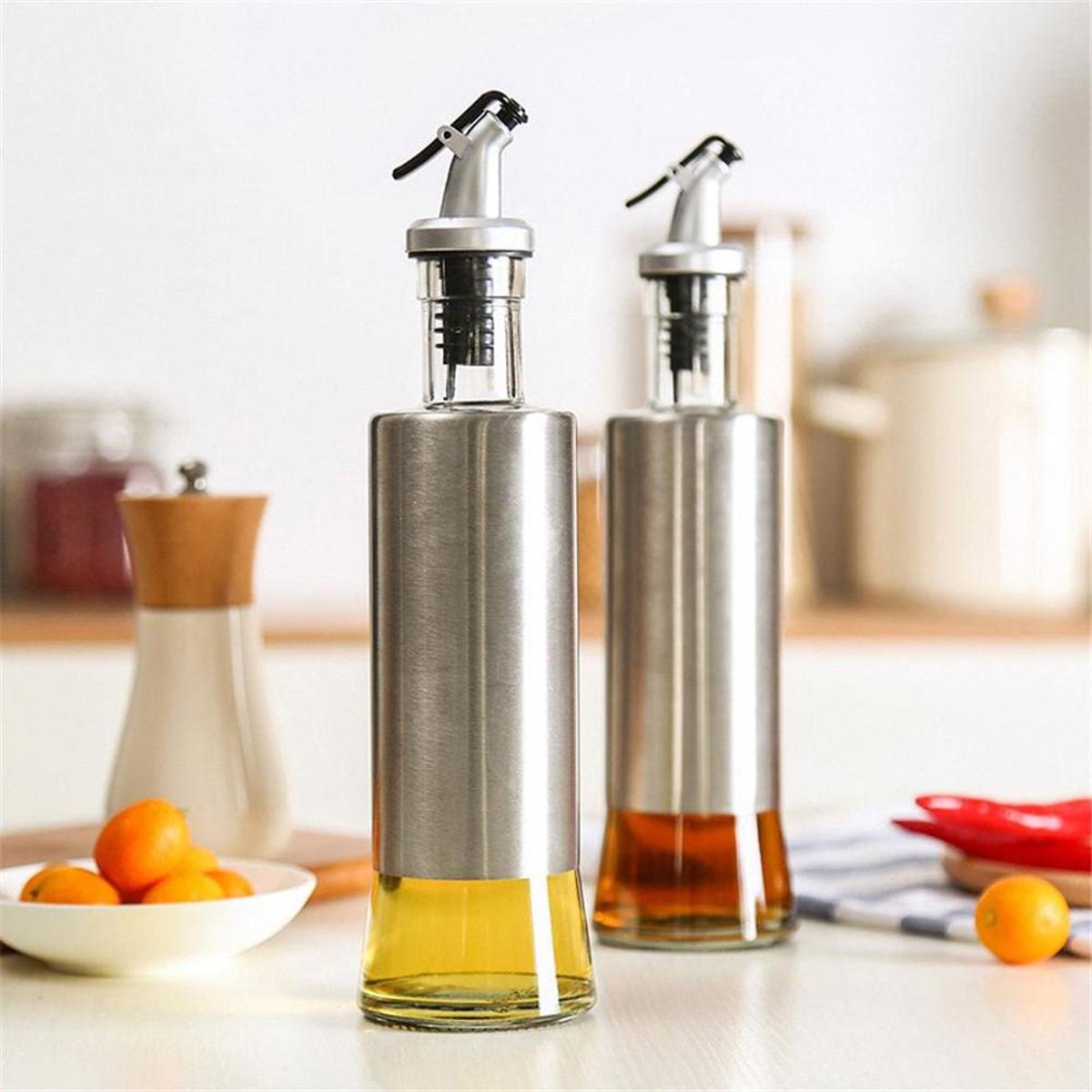 300ml Oil Pour Bottle – Leak-Proof, Transparent Dispenser for Cooking & Kitchen Use