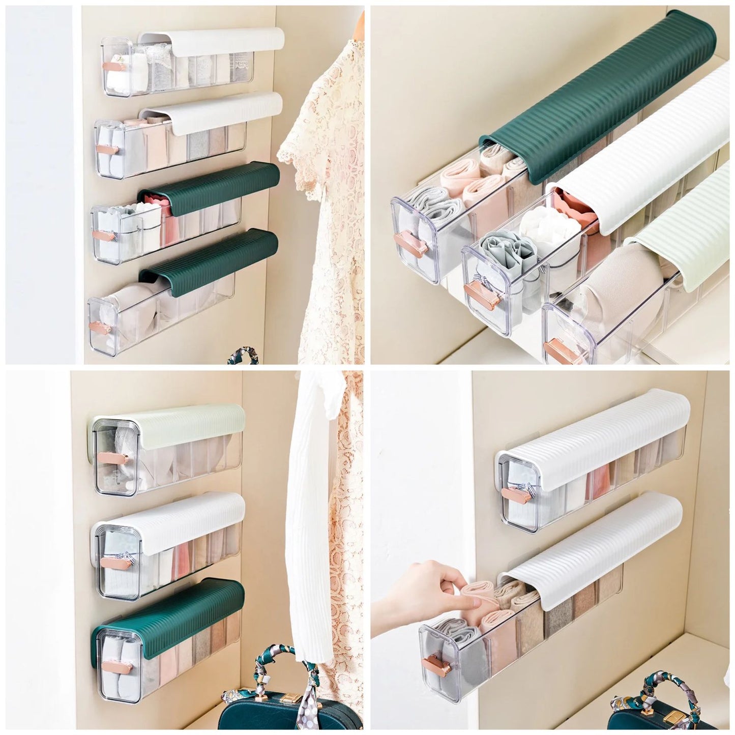 Wall-Mounted Undergarments Storage Box