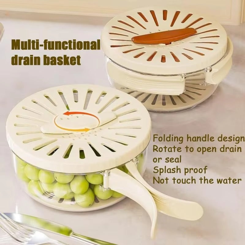 Foldable Wash & Drain Basket
