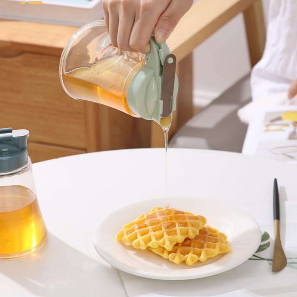 π‘ Kitchen Glow Oil & Honey Dispenser β Precision Pour Jar π