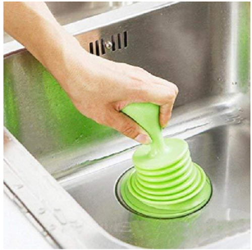 1PC Bathroom Kitchen Unblock Toilet Waste Sink Dirt Clog Remover Drainer Small Pump - Mashkoor.pk