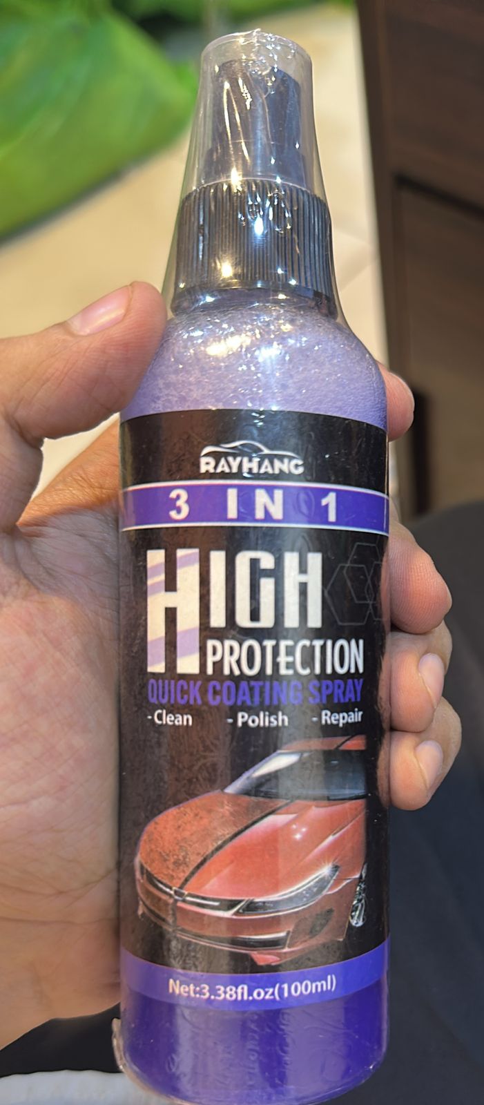 3-in-1 Ceramic Car Coating Spray – 100ml