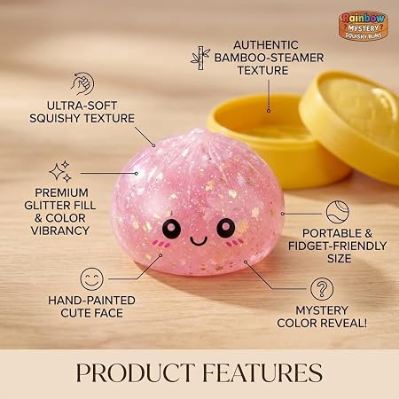 🥟✨ Squeeze Dumpling Light-Up Toy🎁