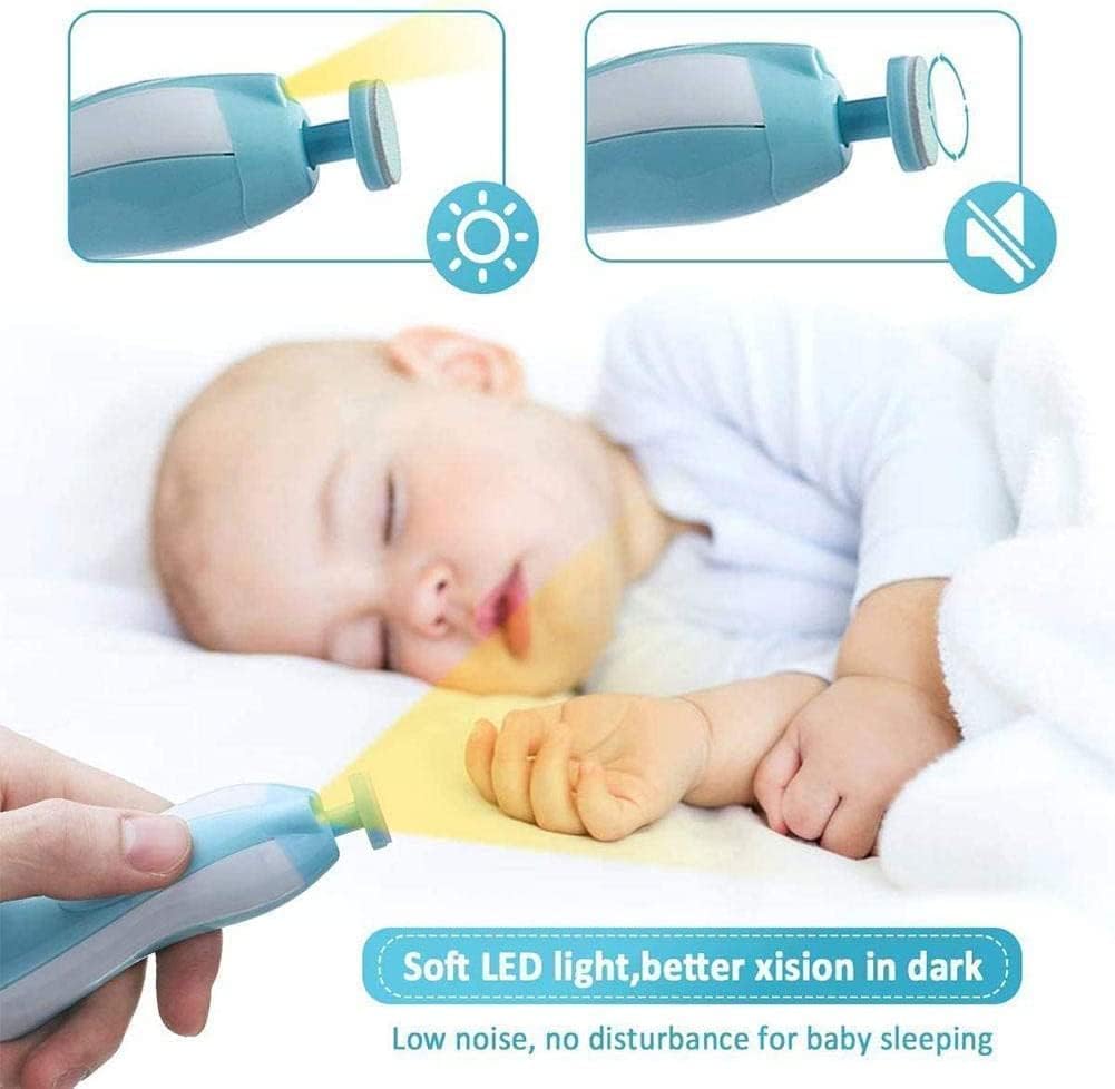 👶 Baby Electric Nail Trimmer Kit 💅💙