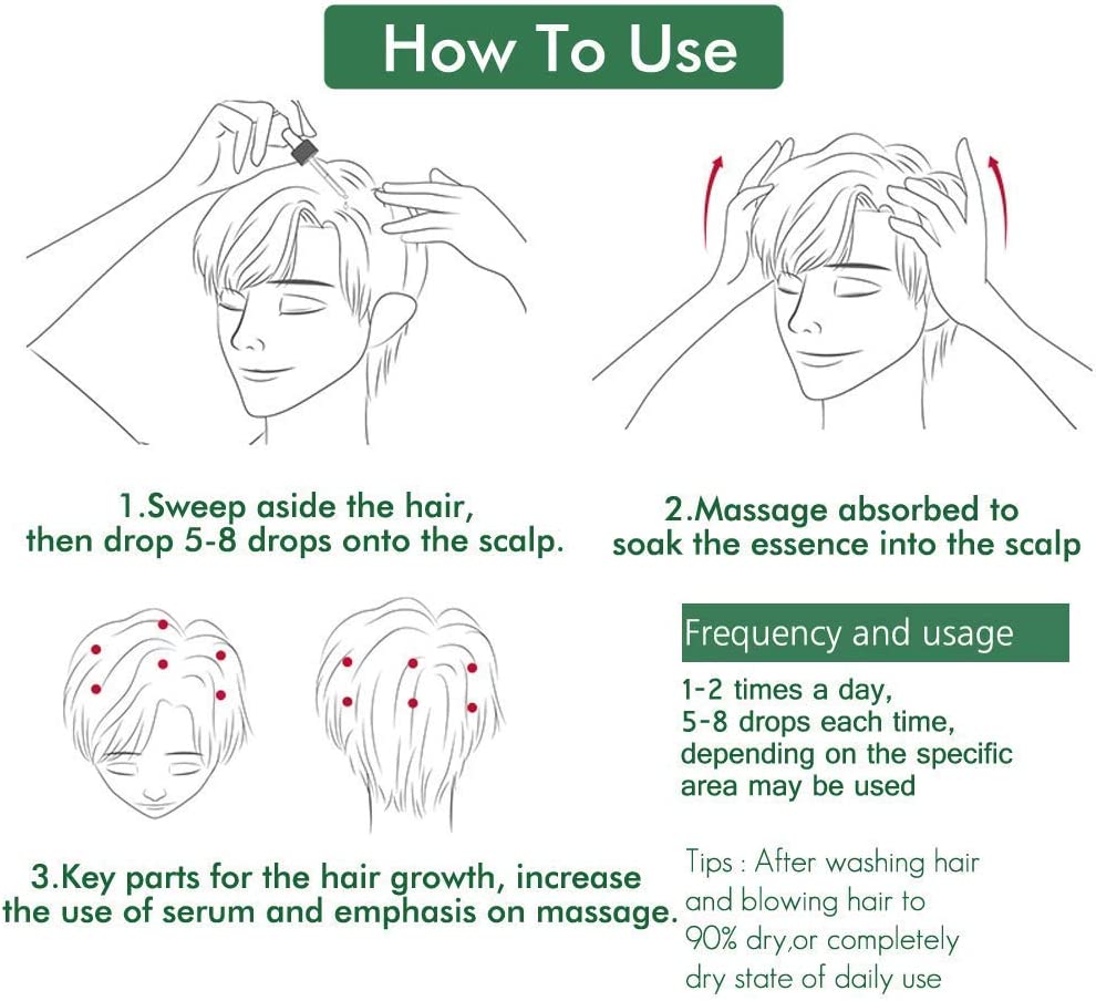 30ml Natural Hair Care Oil Old Gingee Chinese Style Hair Oil Angelica Essential Oil Hair Mask Essential Hair Growth Essence Oil