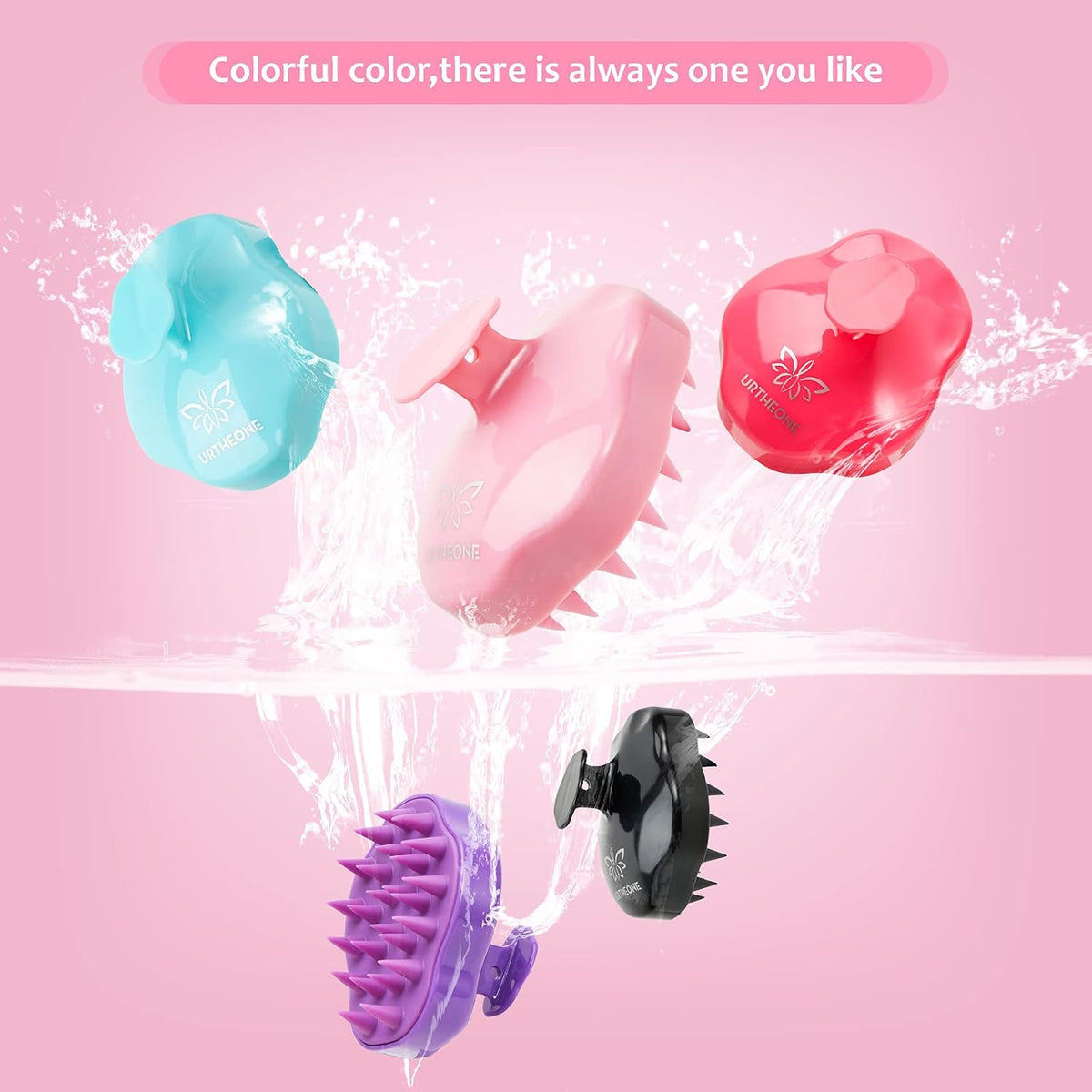 💆‍♀️ Silicone Head Scalp Massage Comb🧼