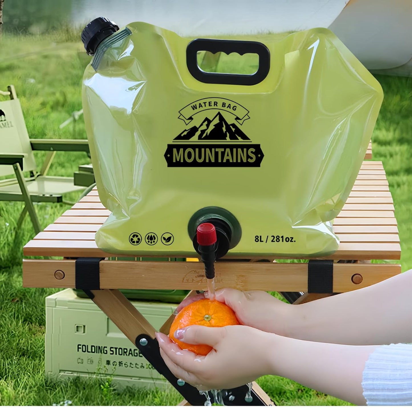 Aqua Fold Leak-Proof Water Bucket – 8L