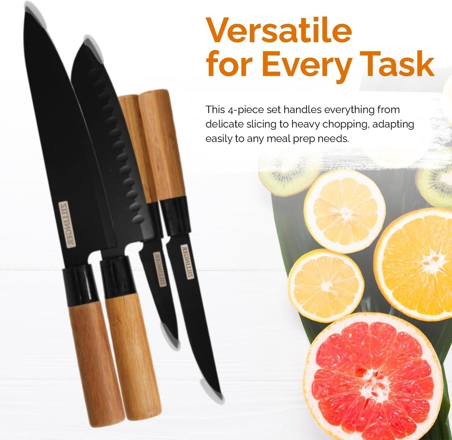 Japanese Knives Set – 4 Piece Premium Collection