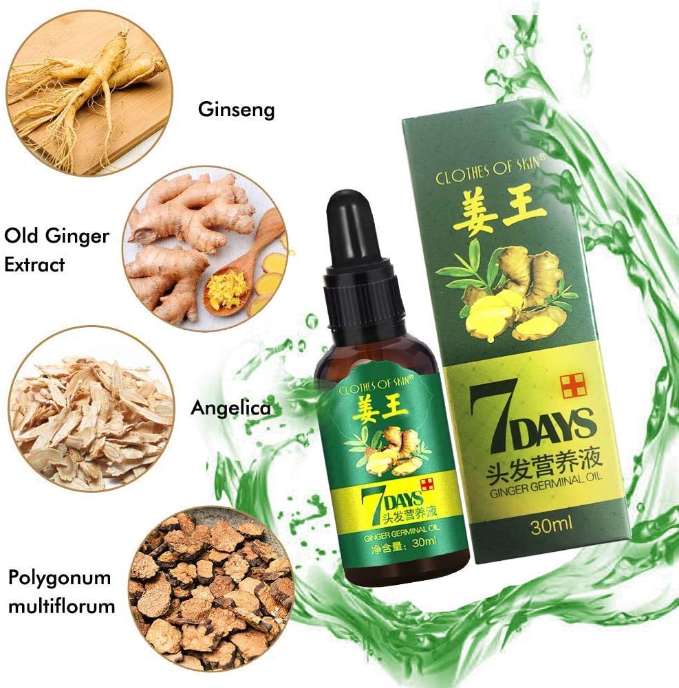 30ml Natural Hair Care Oil Old Gingee Chinese Style Hair Oil Angelica Essential Oil Hair Mask Essential Hair Growth Essence Oil