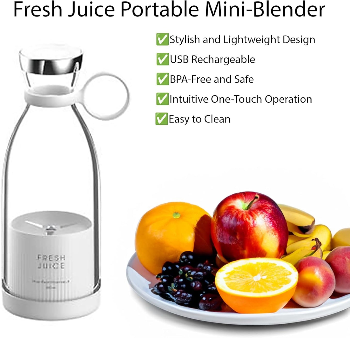 Portable Blender for Shakes and Smoothies