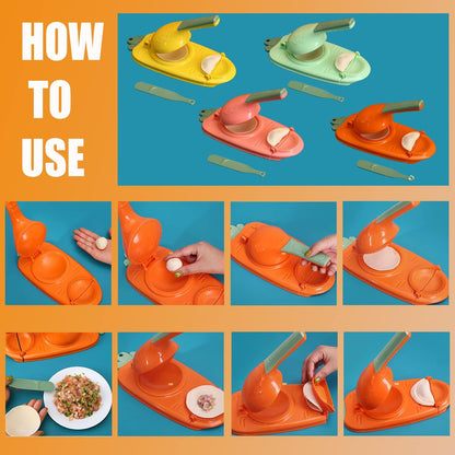 Perfect Fold Multi-Purpose Dumpling Press (Pack Of 2)