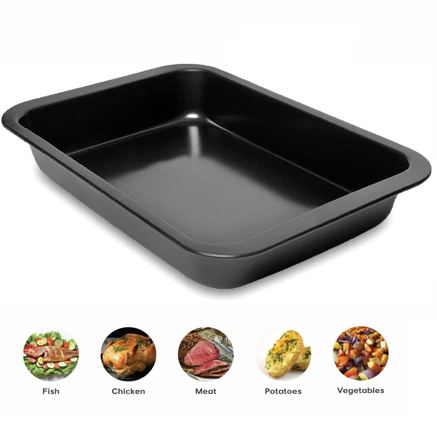 Non Stick Bakeware Baking Tray Pizza ,h0teg Nonstick Bakeware - 38X26X7.5CM