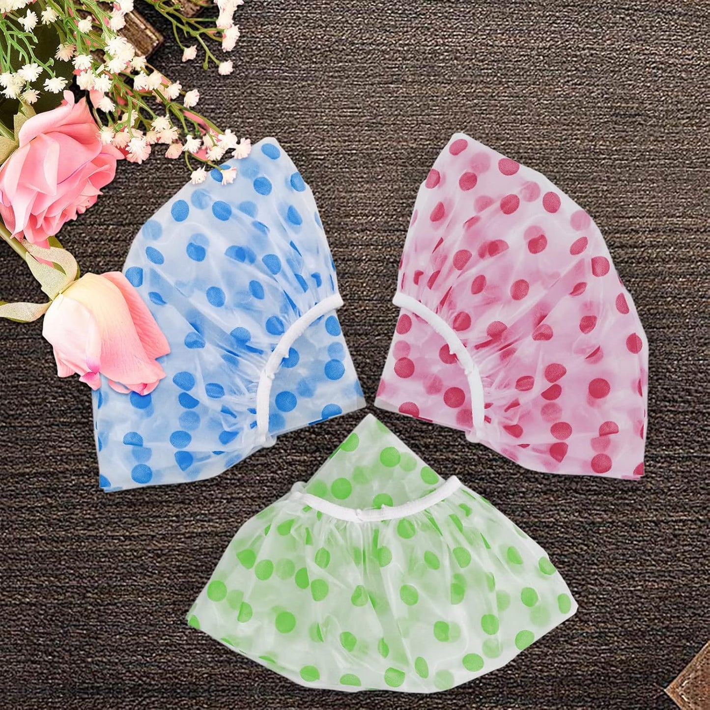 Glow & Protect Combo – Body Scrub Loofah with Waterproof Shower Caps