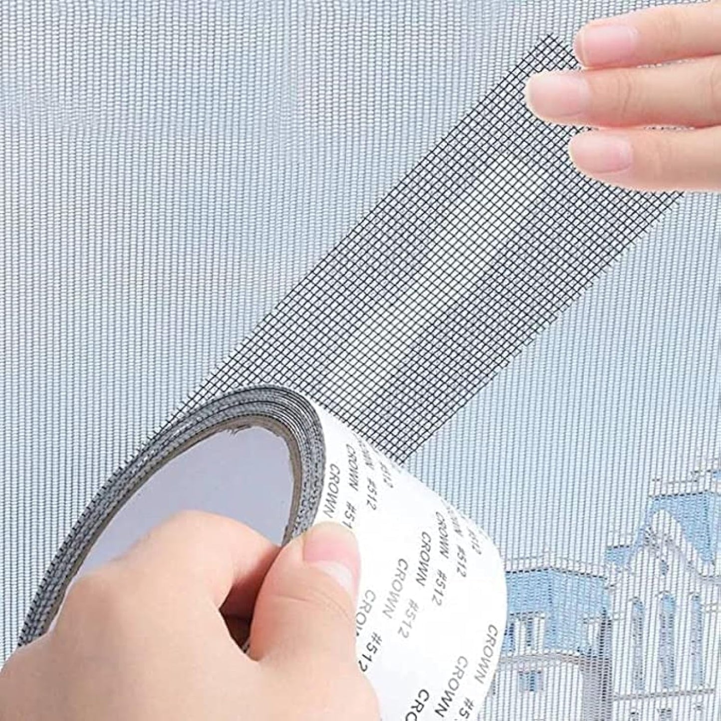 5x2M Window Repair Mesh Tape – Self-Adhesive, Anti-Mosquito & Easy to Apply