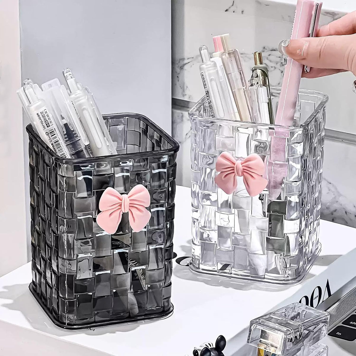 🎀 Luxury Crystal Desktop Storage Organizer🎀