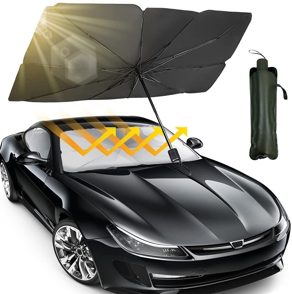 Car Sun Shade Umbrella – Foldable Windshield Cover for UV Protection