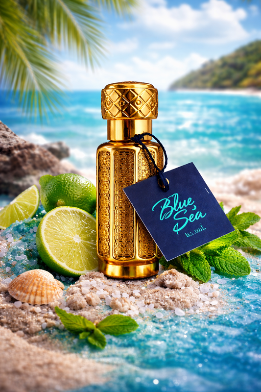Blue Sea Perfume Oil – 6ml Fresh Aquatic Attar