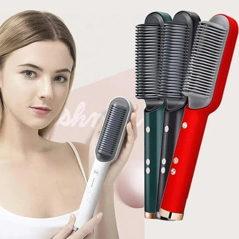 Electric Hair Straightening Comb – Styler Brush 909