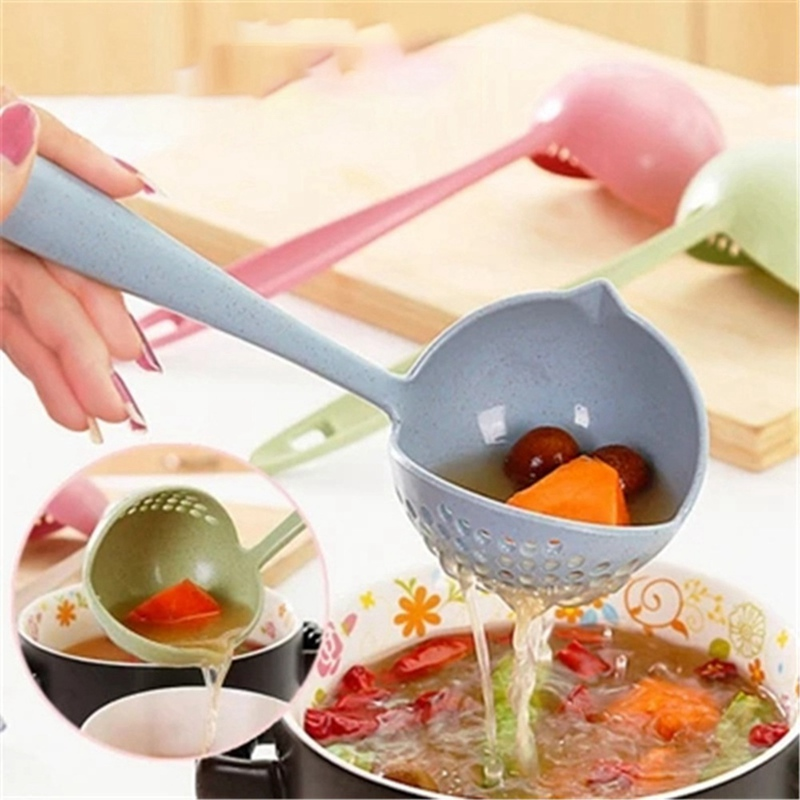 2 In 1 Kitchen Accessories Cooking Long Handle Spoon