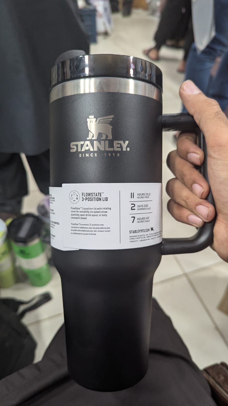 Stainless Steel Stanley Tumbler – 1200ml (Random Colors)