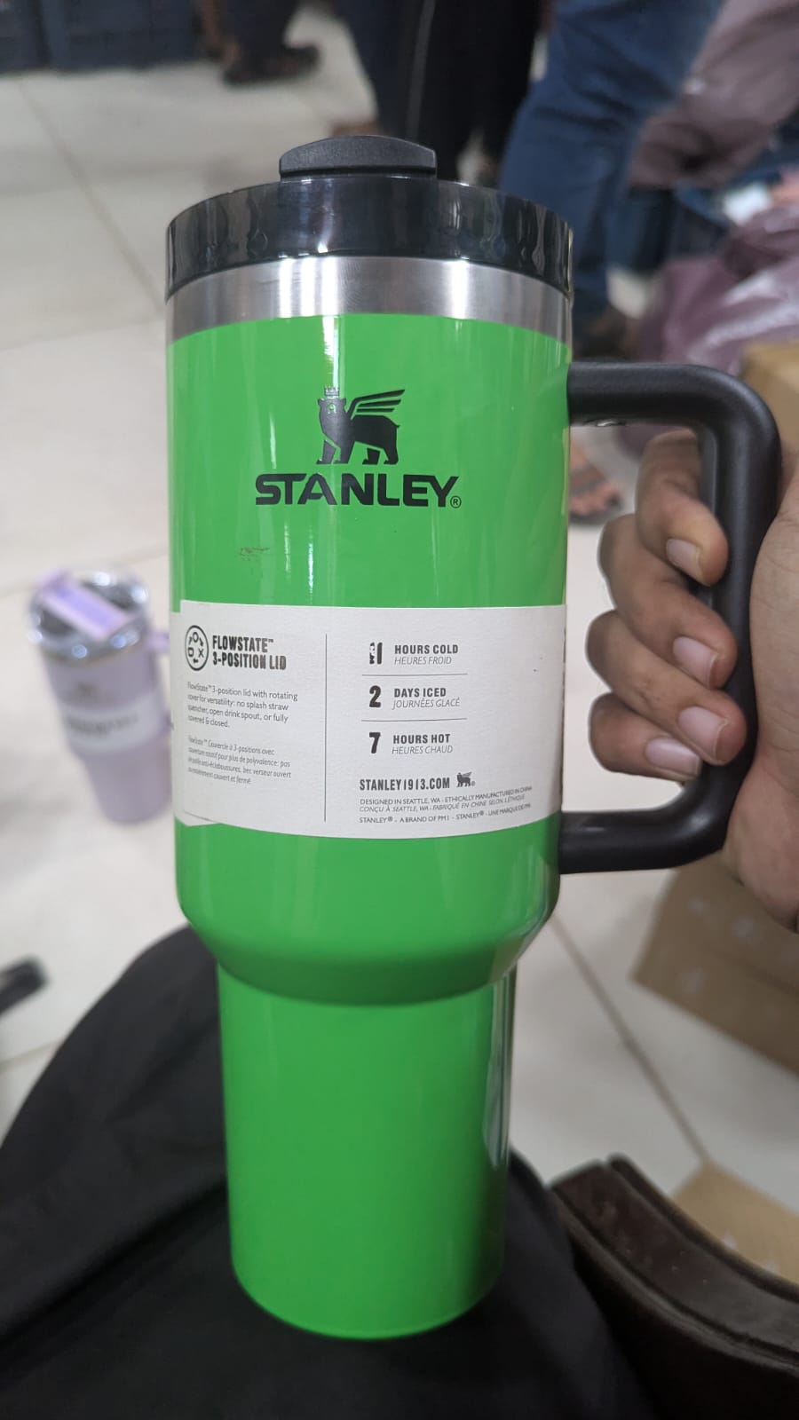 Stainless Steel Stanley Tumbler – 1200ml (Random Colors)