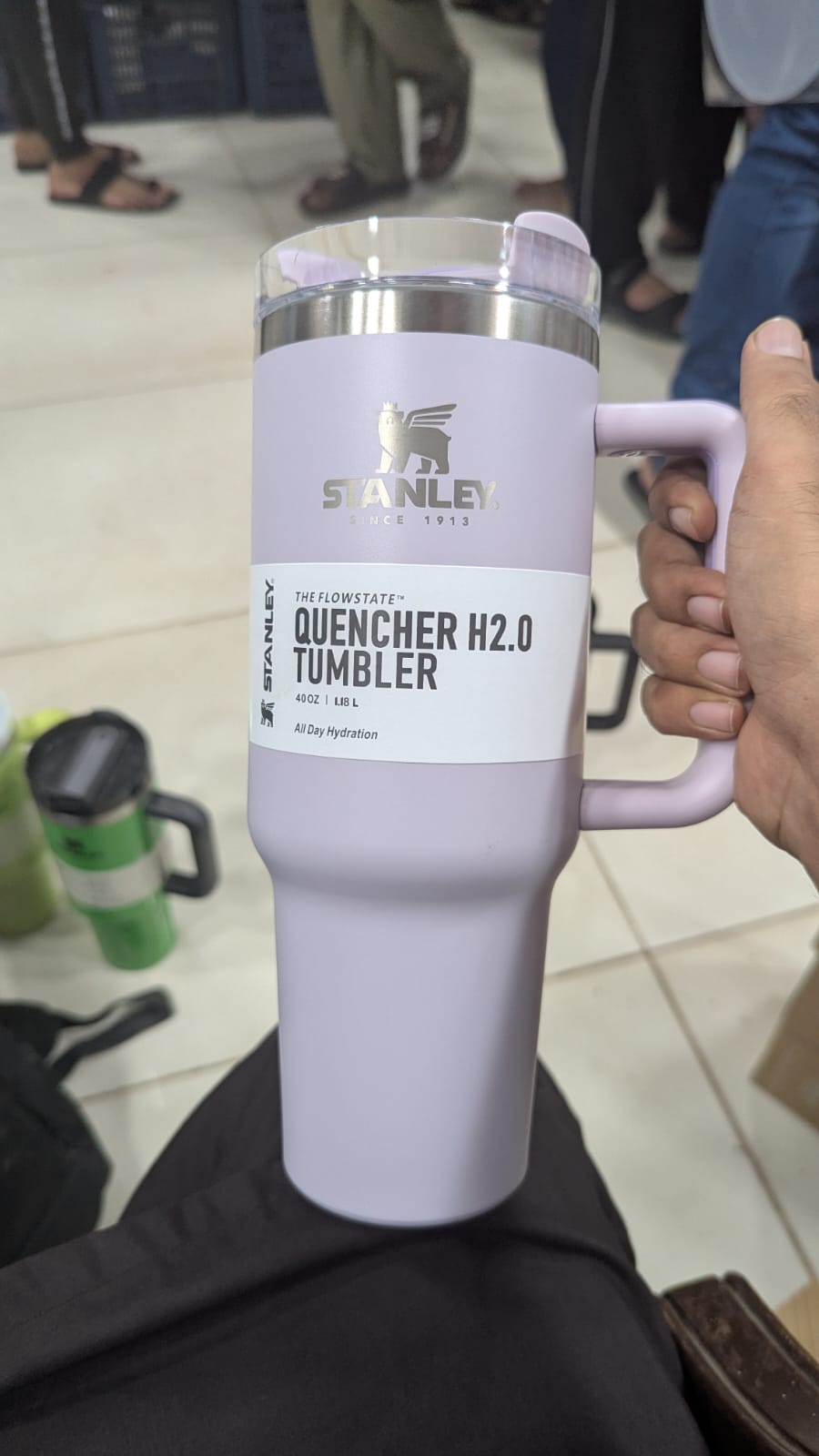 Stainless Steel Stanley Tumbler – 1200ml (Random Colors)