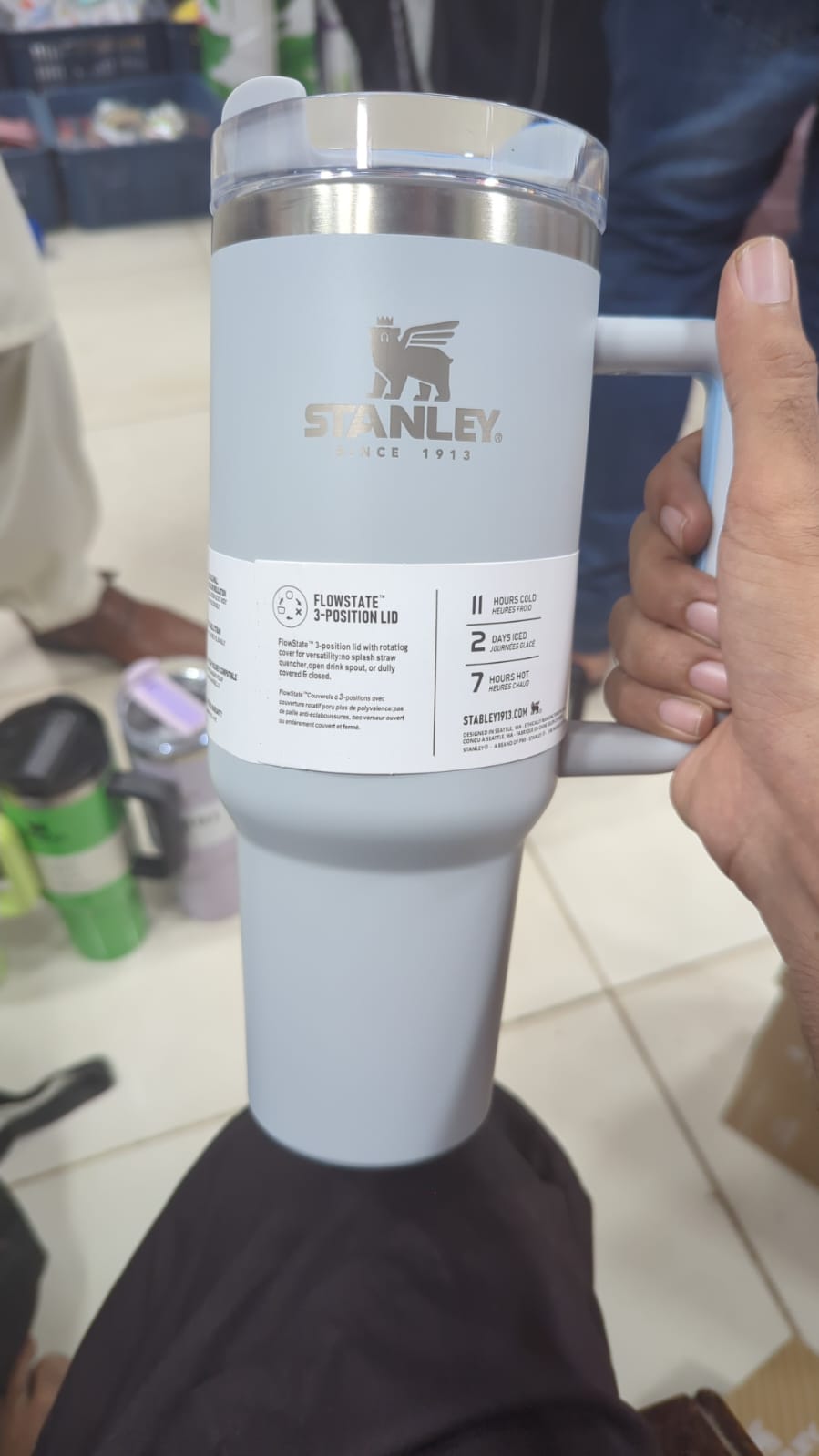 Stainless Steel Stanley Tumbler – 1200ml (Random Colors)