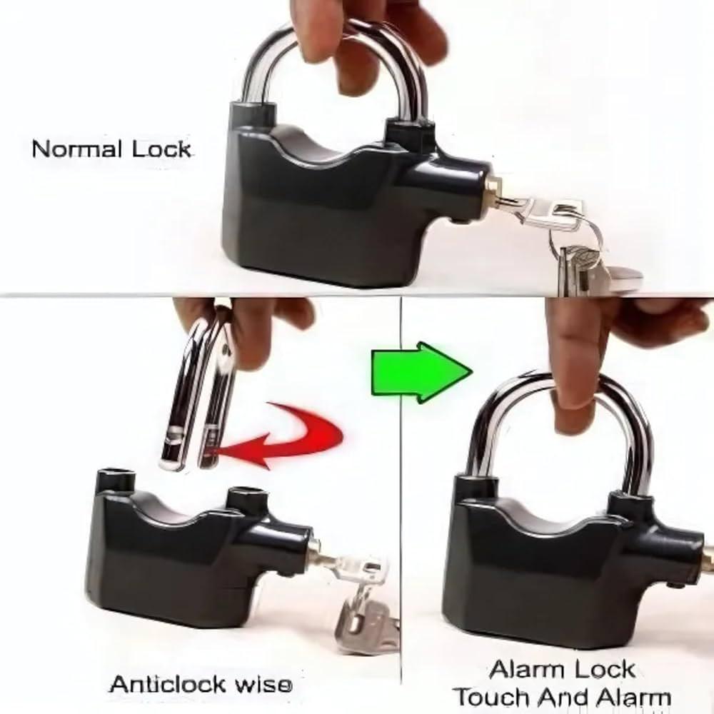 Alarm Lock Anti Theft Pad Sensor Alarm Lock | House | Office | Cycle | Bike
