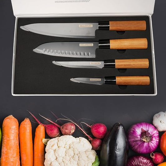 Japanese Knives Set – 4 Piece Premium Collection