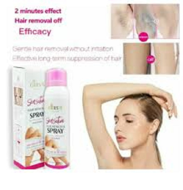 2-Minute Fast Hair Removal Spray – Painless & Gentle Depilatory for Men & Women (180ml)