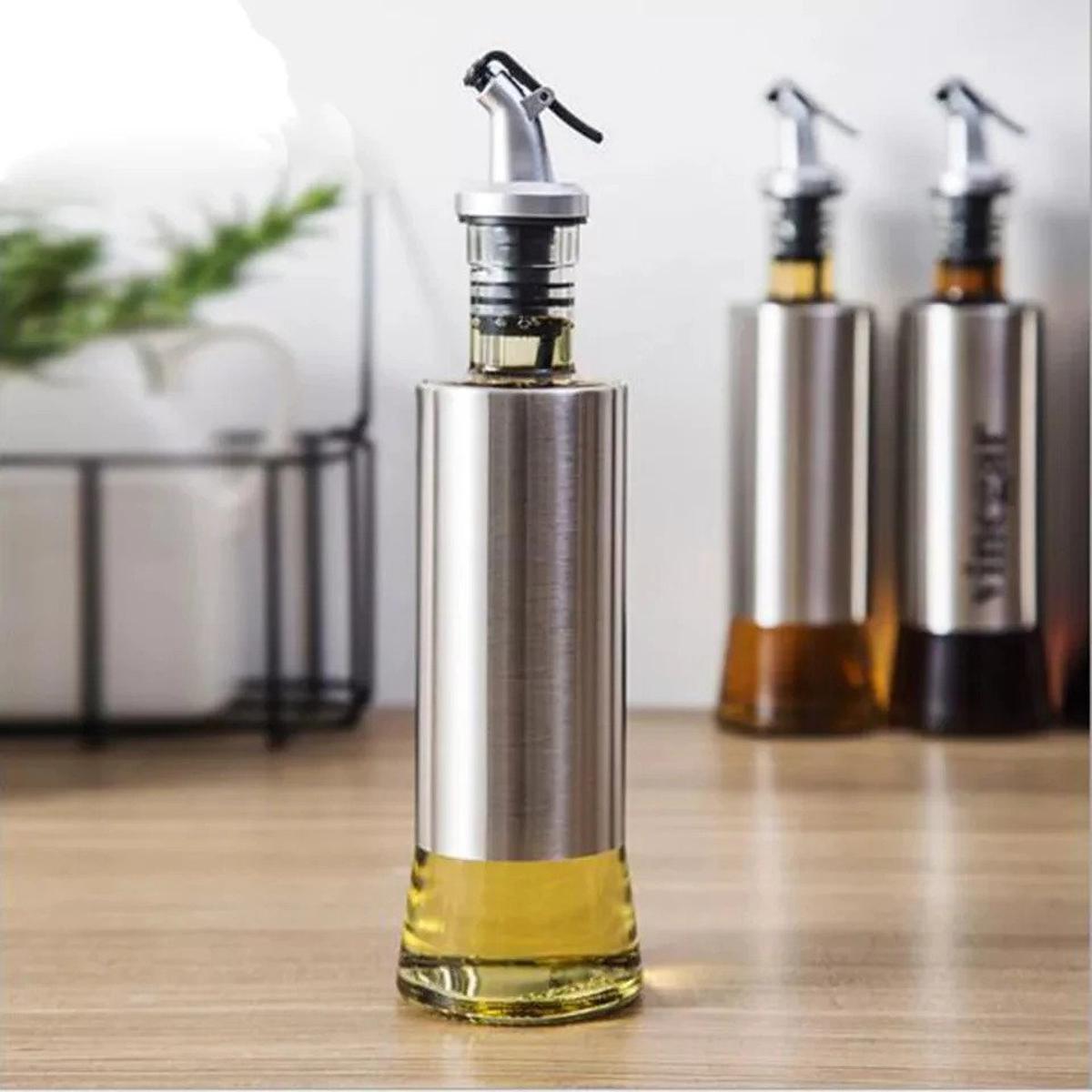 300ml Oil Pour Bottle – Leak-Proof, Transparent Dispenser for Cooking & Kitchen Use