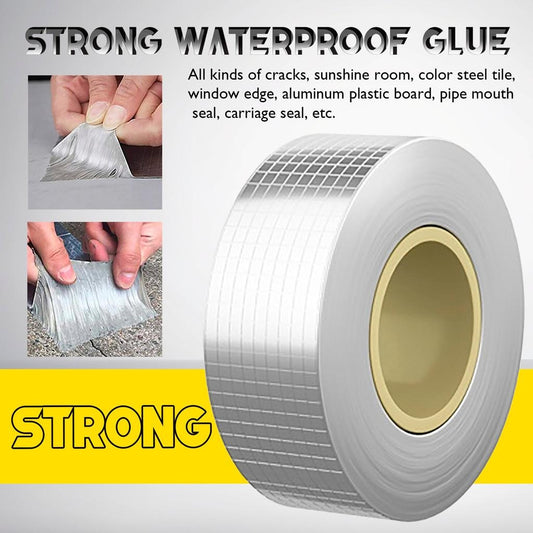 Aluminum Foil Butyl Rubber Tapes Self Adhesive Waterproof Tape
