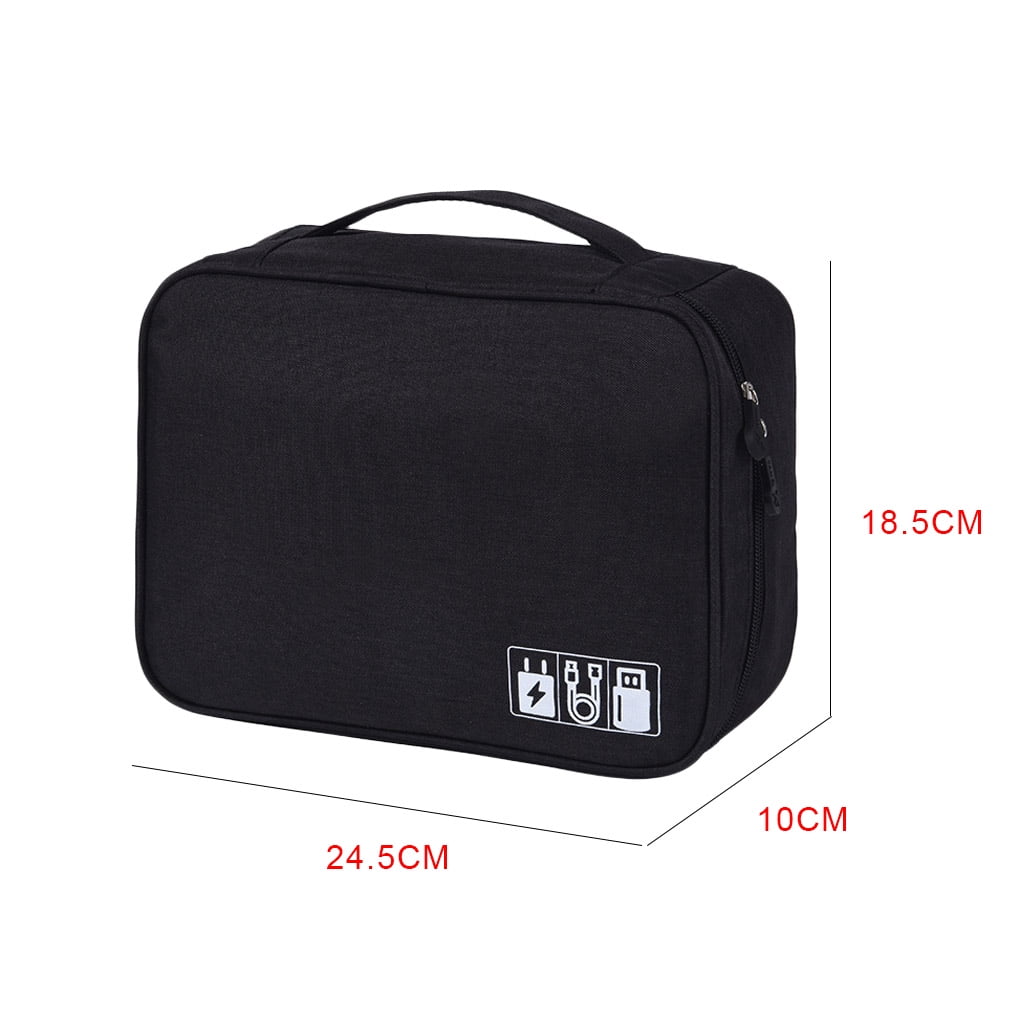 Electronic Organizer, Travel Cable Storage Pouch, Multifunctional Storage Bag, Electronic Accessories, USB Cable Cord, Storage Stand