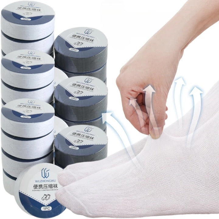 Disposable Compressed Ankle Socks – Unisex Athletic Socks