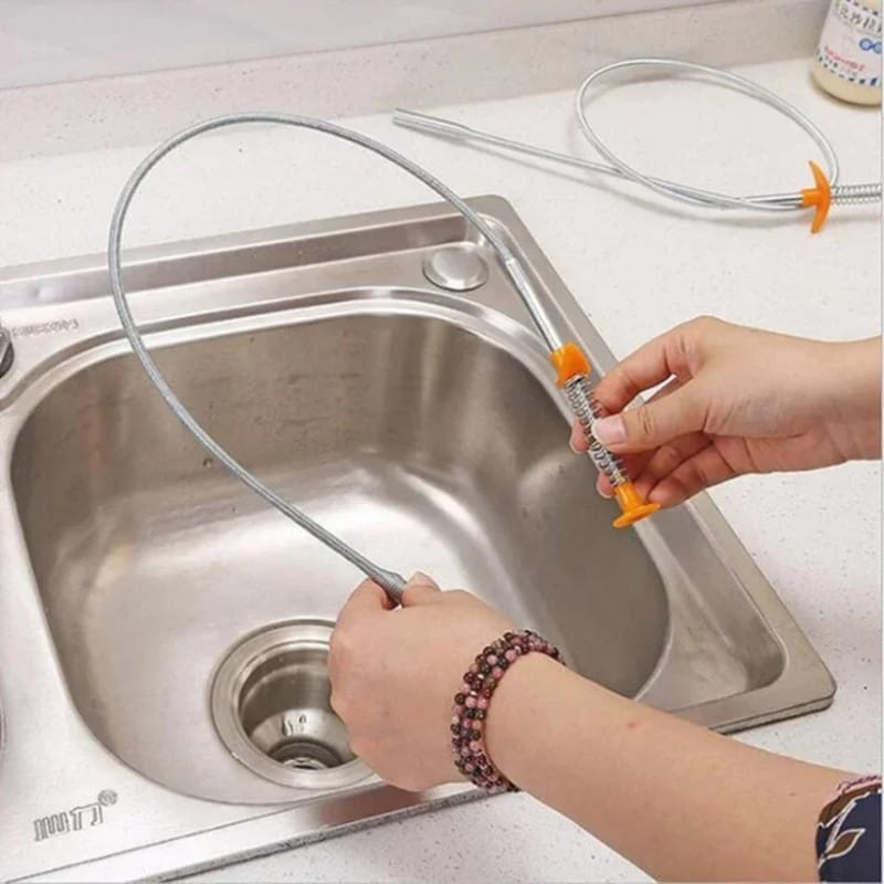 🛠️ 90cm Stainless Steel Sink Drain Cleaning Tool🛠️