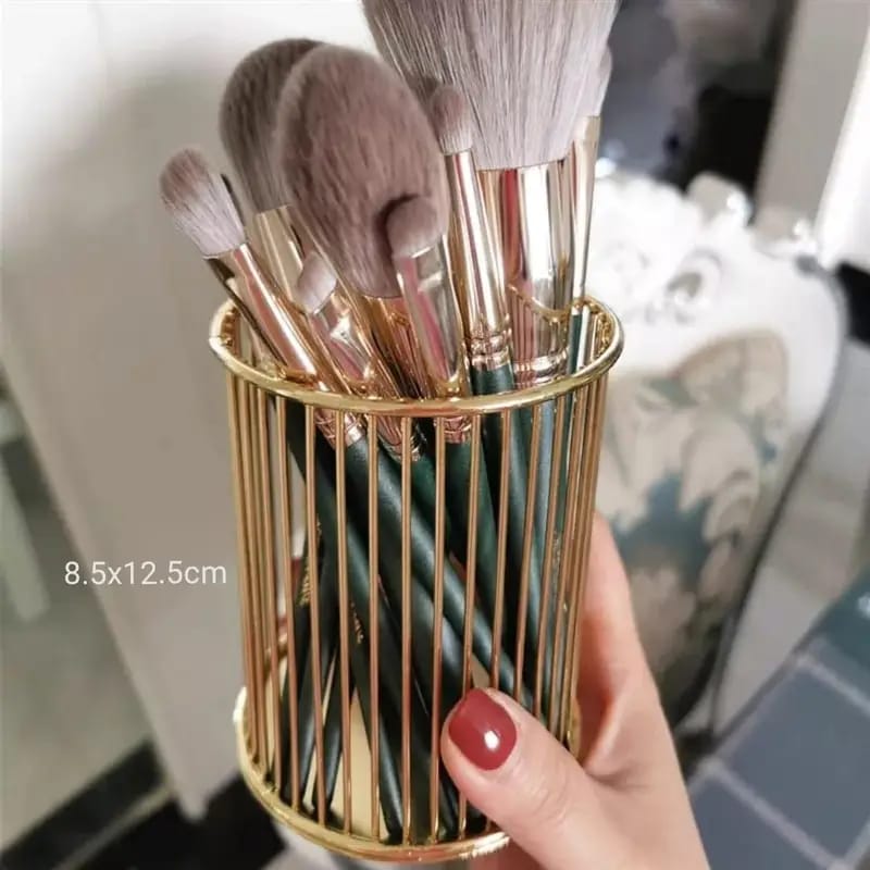 ✨ Chic Metallic Desk Organizer – Random Colour 🖊️💖