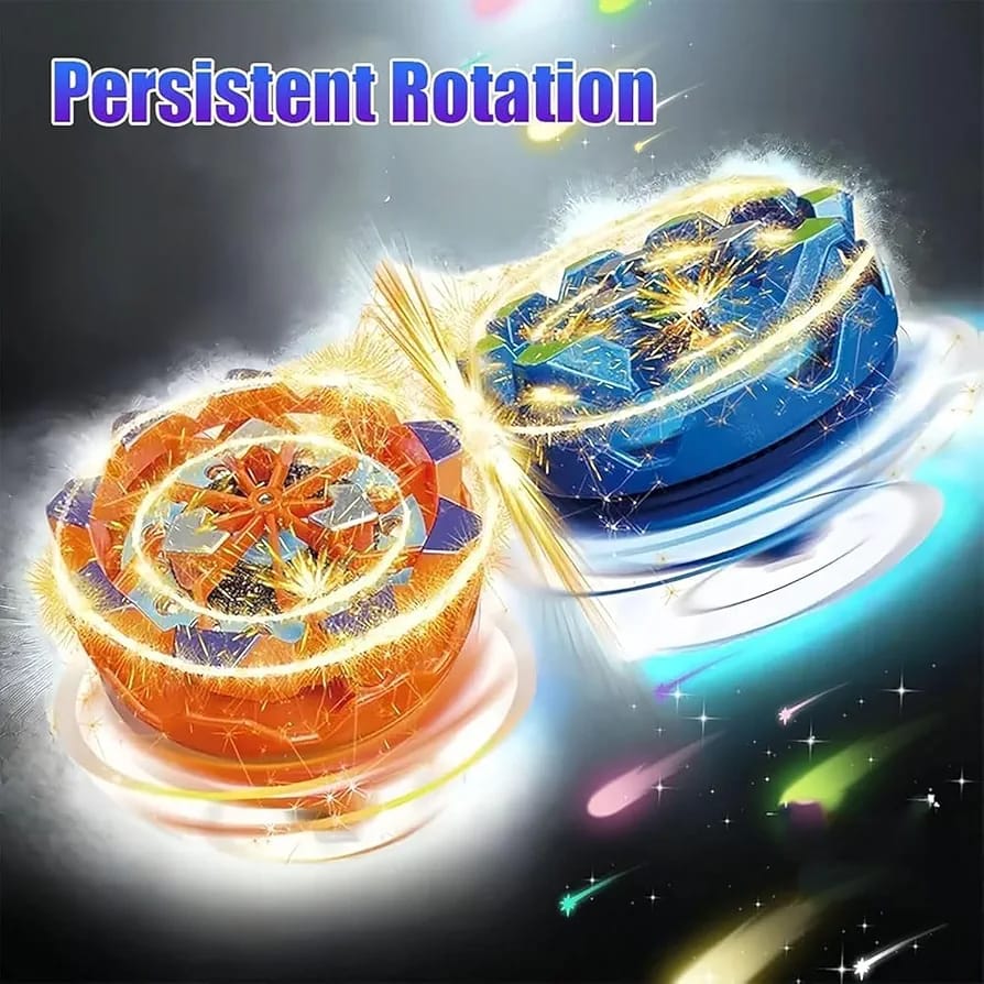 Fireworks Fingertip Gyro,Handheld Fireworks Gyroscope,Luminous Spinning Top Toy,Creative Collision Sparks Light up Toy for Kids (Orange)