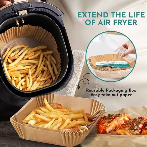 Crisp Ease Air Fryer Paper Liners – 16cm (Pack of 50)