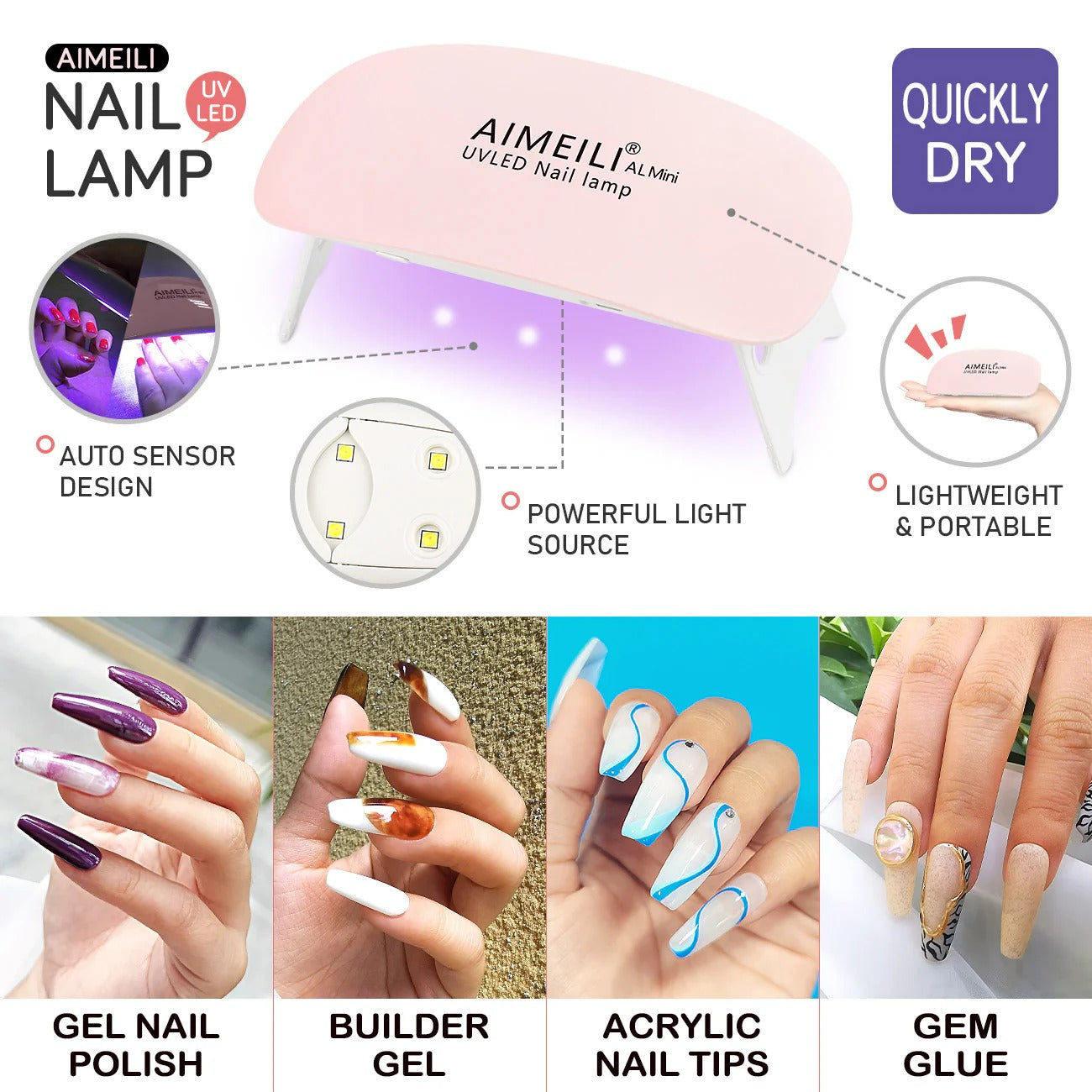 Glow Mini UV Nail Lamp