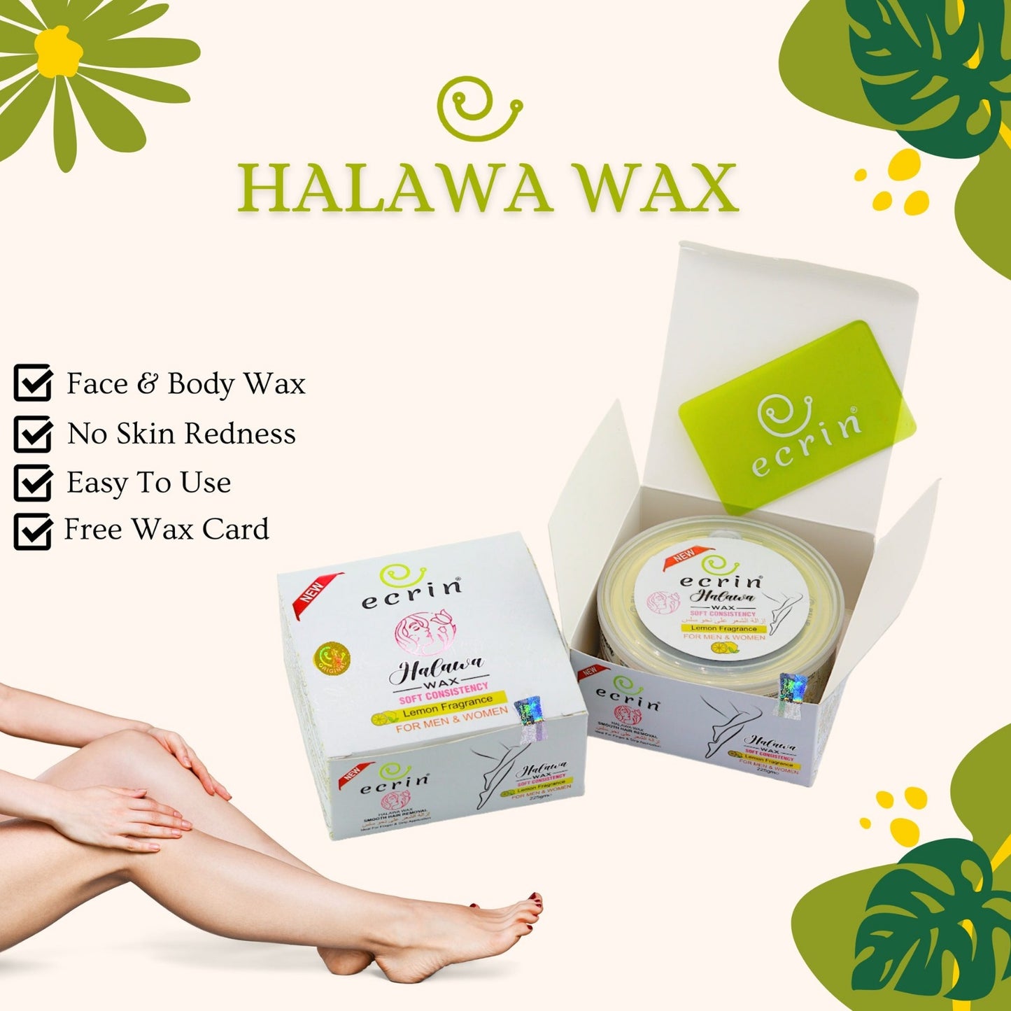 Ecrin Lemon Glow Halawa Wax