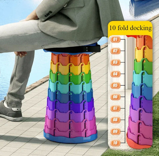 Quick Seat Retractable Folding Stool
