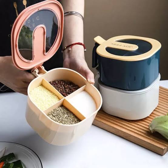 4-Section Masala Box (Pack Of 2)