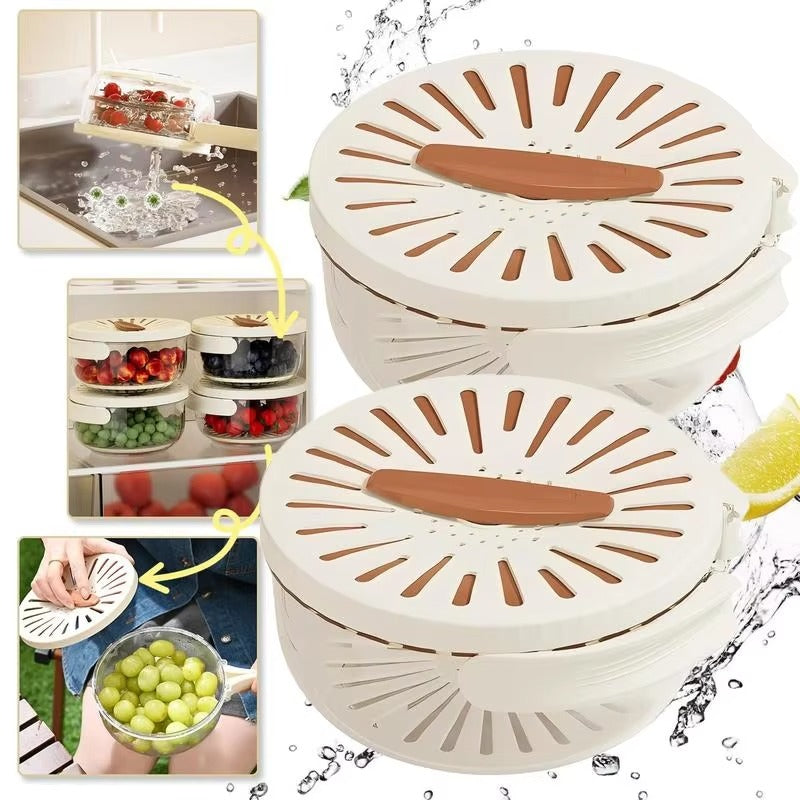 Foldable Wash & Drain Basket
