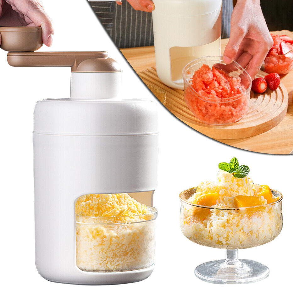 ❄️ Frosty Twirl Ice Shaver – Manual Snow Cone Maker 🍧