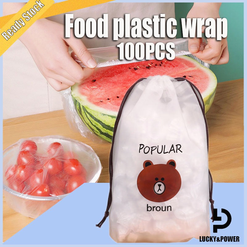Fresh Seal Elastic Food Cover Set (100 Pcs)