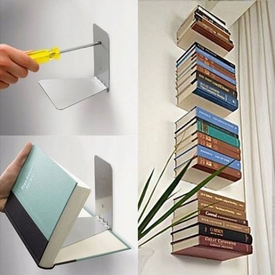 FloatShelf™ Invisible Metal Floating Bookshelf (Pack of 2/4/6)
