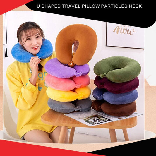 Microfiber Neck Pillow – Extremely Soft and Comfortable Neck Cushion – Head and Chin Support Travel Neck Pillow - Mashkoor.pk