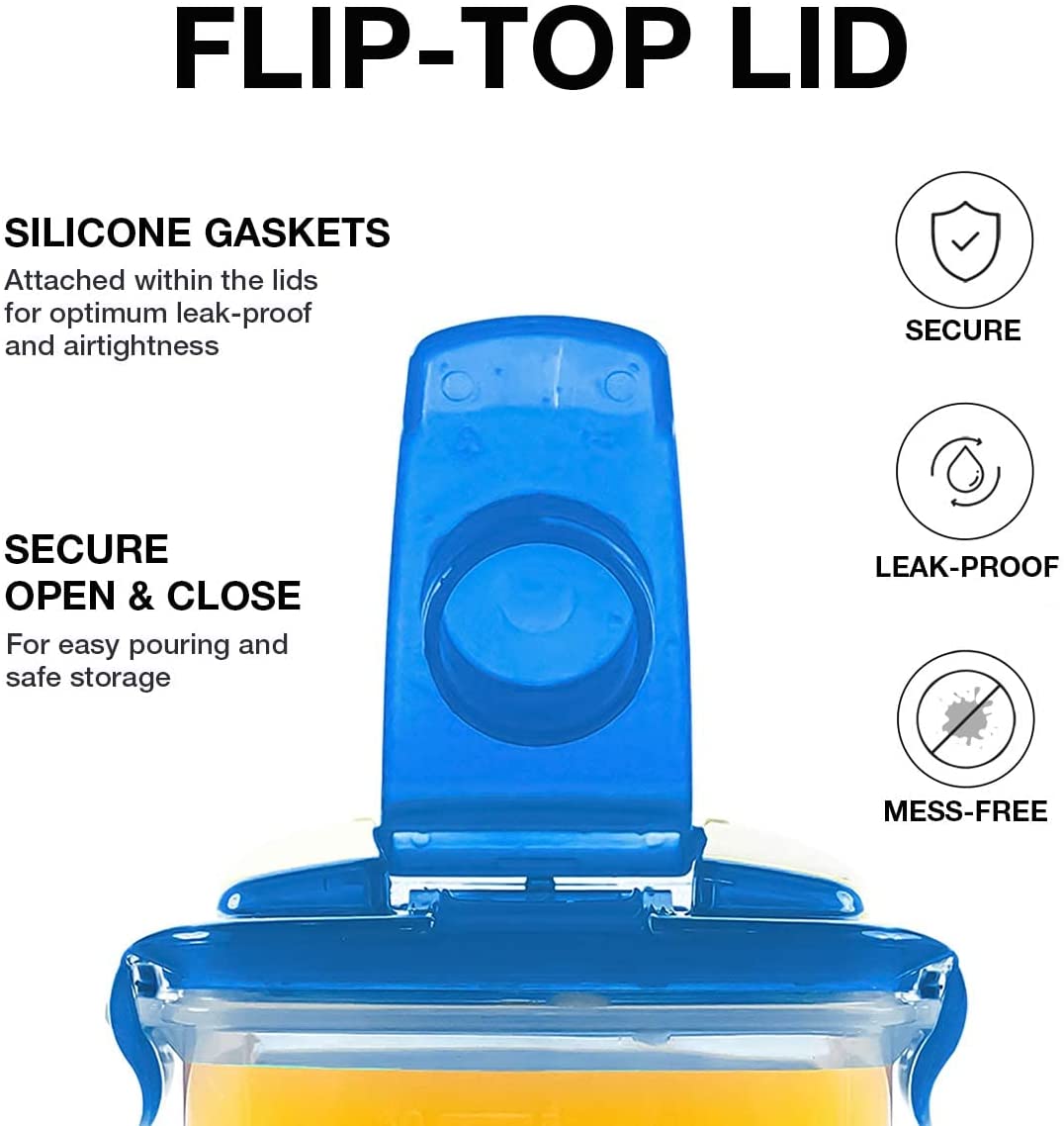 Fridge Door Water Jug with Handle BPA Free Plastic Pitcher with Flip Top Lid Perfect for Making Teas and Juices,1.7Ltr - Mashkoor.pk